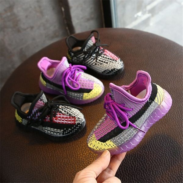 

dimi spring new baby shoes knitted breathable toddler boy girl shoes soft comfortable infant sneaker brand child shoes y200404