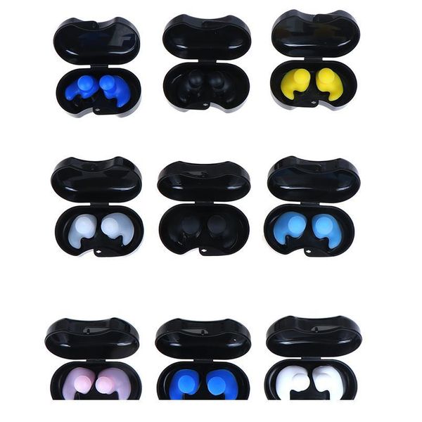 

1set soft silica gel ear plugs waterproof dust-proof earplugs diving water sports swimming safety security acc sqchmx
