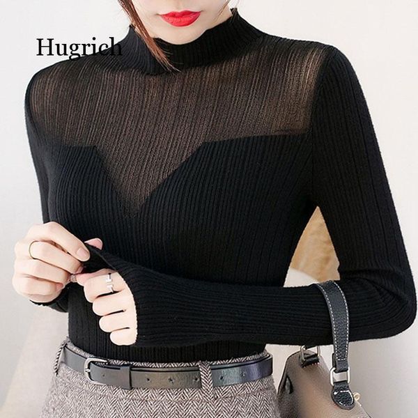 

women's sweaters korean fashion autumn and winter 2021 knit sweater women pullovers solid black ladies clothes blusas harajuku green 1, White;black