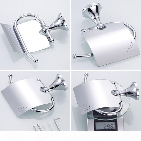 

chrome bathroom hardware sets brass toilet brush holder wc roll paper towel shelf shower soap dish wall hooks hairdryer holders yxlibv