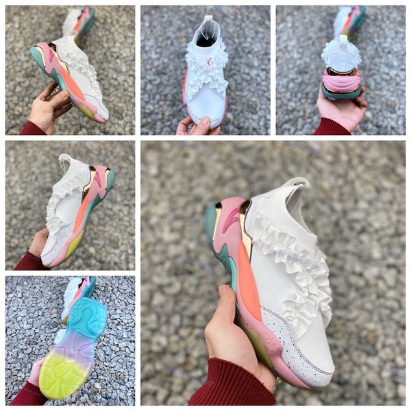 

new ribbon lace rainbow bottom gold trim sneakers goddess sneakers casual platform shoes dad shoes size 36-40, Black;red