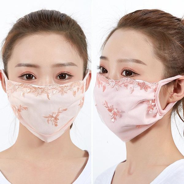

and mask double dustproof cotton designer ladies thin lace luxury summer sunscreen masks protective face spring ahc1022 nsgmr
