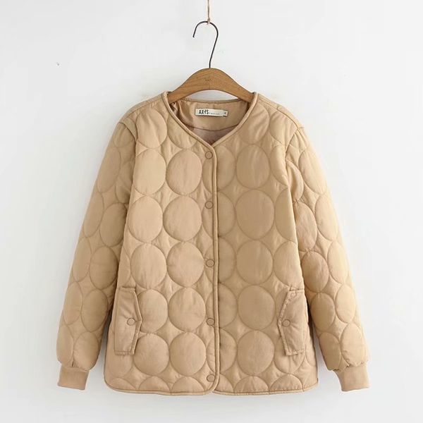 

2021 new 4xl plus size cotton coat women winter warm baseball collar jacket with female slim jackets ba8a, Black