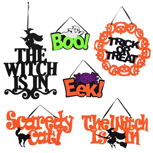 

halloween party decoration happy halloween pumpkin hanging ornaments hangtag for home halloween decoration horror house wmtggg xhhair