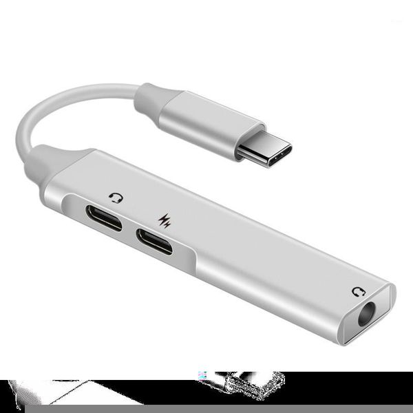 

cell phone adapters type-c headphone adapter mobile 3.5 interface pd fast charge three in one digital o adapter1