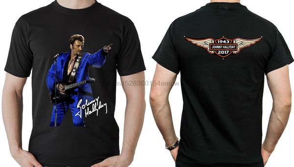 

johnny hallyday image straight et verso fan tribute maillot homme uomo hoodie designers t shirts sweatshirt