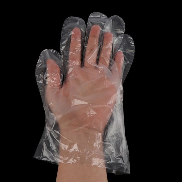

pcs grade disposable vinyl plastic gloves 100/200 for cleaning cooking restaurant kitchen accessories