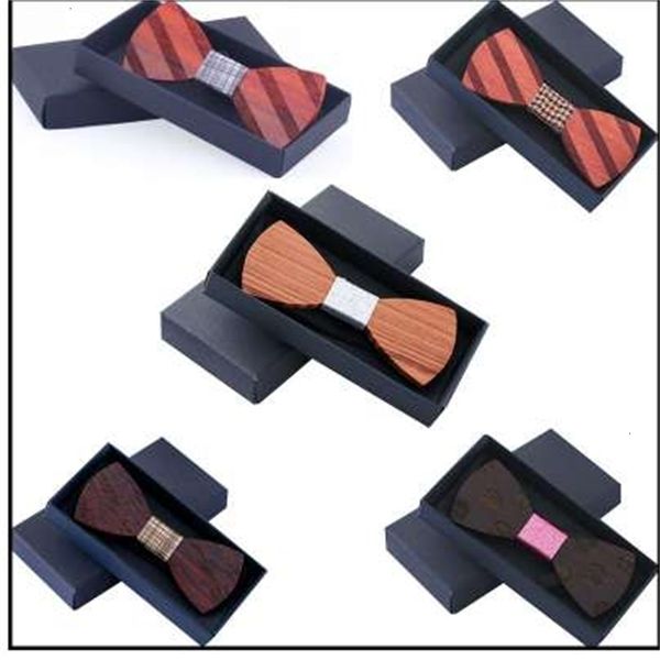 

handmade accessory wood hardwood personality borboleta ties for men butterfly gravata wooden bow tie lx7w, Black;gray