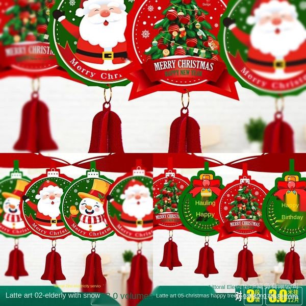 

wavz8 decorations ornam colored accessoriescolorful santa claus ornament pendant ceiling interior hanging pendant flag flag ornamentswindow