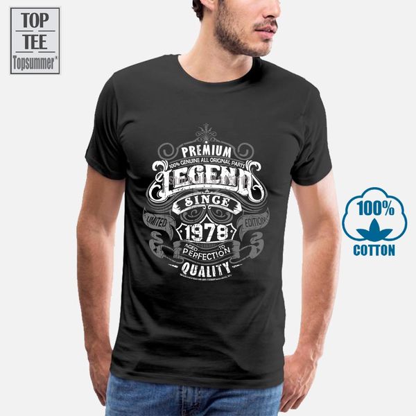 

sport premium legend since 1978 40. geburtstag herren lustiges t shirt 40 jahre alt