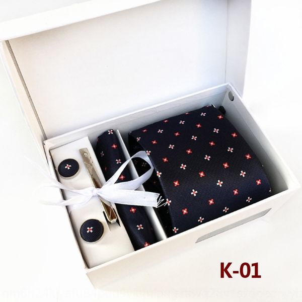 

ewvb f23 blue solid men necktie set for ties hanky party box x-long silk checkes fashion male, Black;blue