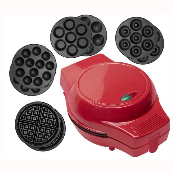 

bread makers mini waffle maker multi-optional electric cake non-stick removable plates donuts pan cupcakes/waffle/takoyaki ocs1