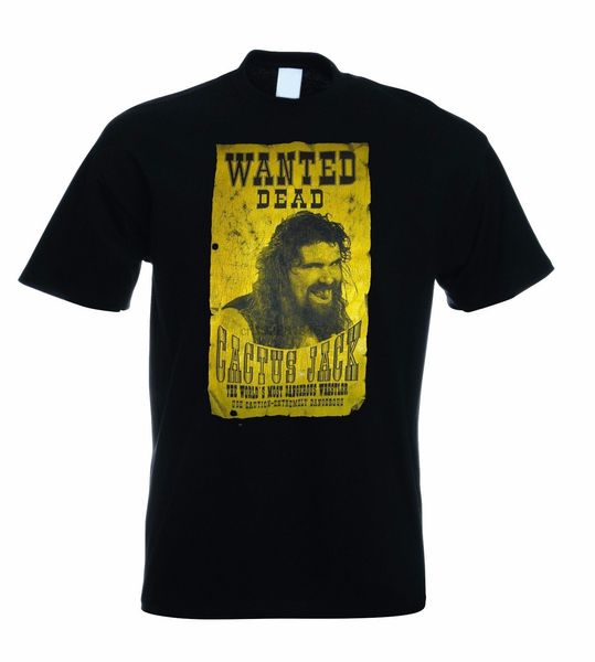 

cactus jack wanted t shirt mankind mick foley men t shirt tees custom classic quality high hoodie hip hop sport hooded sweatshirt hoodie
