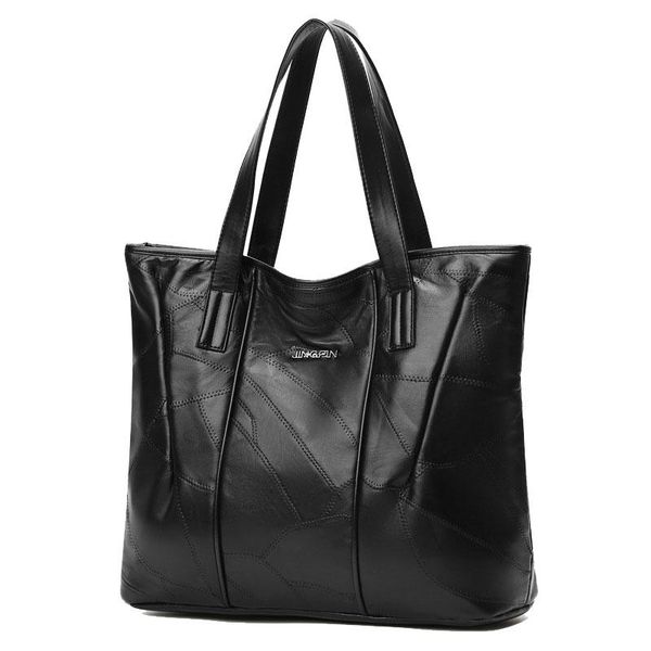 

высокое качество кожи женщин сумки дизайнер luxury brands большой емкости сумки лоскутное женский болса mujer мешок плеча мода