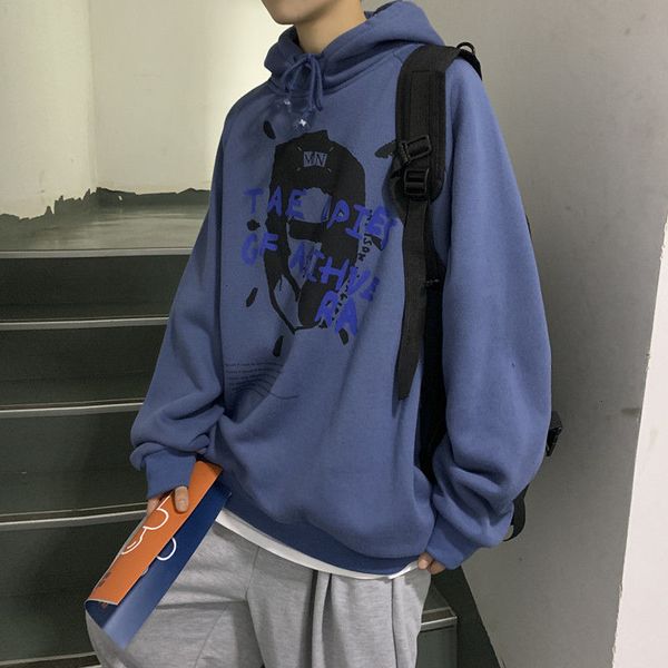 

2021 new privathinker funny printed men hoodies autumn new men's hip hop streetwear hooded sweatshirts casual oversize male clothes jhl, Black