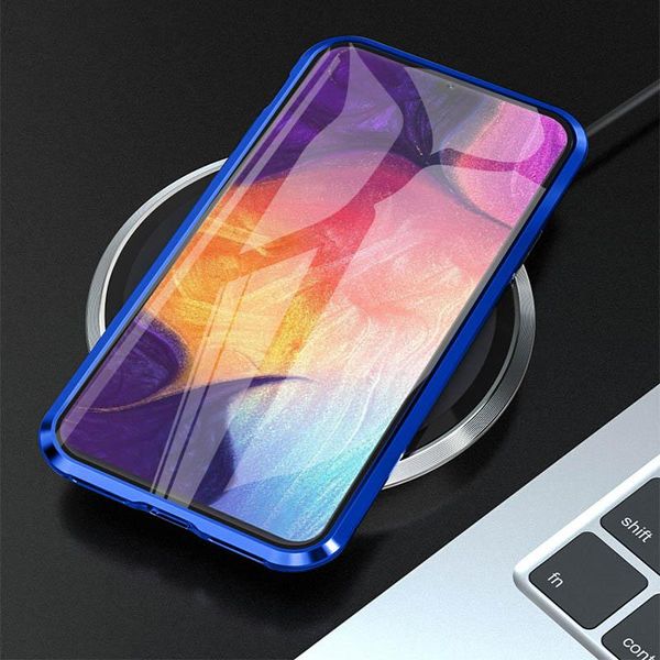 

double side glass magnetic metal case for samsung galaxy note 10 lite m21 a21s a31 m31 a11 m11 a41 s10 lite a30s h jllzfb