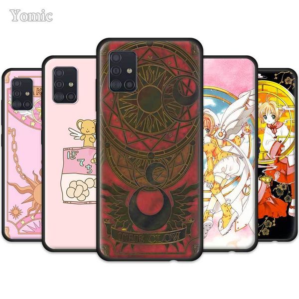

phone case for samsung galaxy a51 a50 a71 a70 a10 a20e a30 a40 a31 a21 s a41 a01 a11 a80 tpu cover clow card captor sakura anime