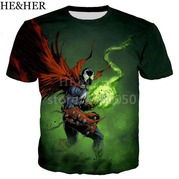 

spawn movie anti-hero hell badass tide novelty 3d print shirts funny hippie harajuku men clothing