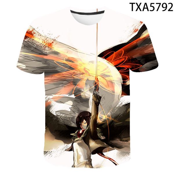 

new attack on titan 3d comfortable trend high-quality 3d print shirts aesthetic funny harajuku men clothing