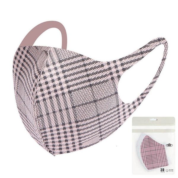 

fashion designer face masks new lattice hanging ear type sunscreen mask breathable washable three dimensional facemask 4 njznp
