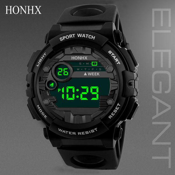 

honhx luxury mens date men outdoor electronic watch casual sport led wrist watches relogio digital new