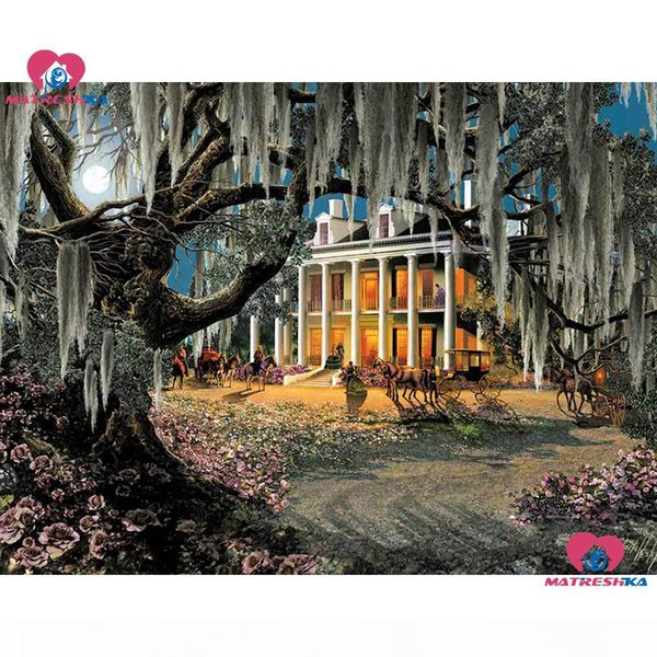 

full square diamond painting landscape 5d diy diamond embroidery sale mosaic picture of rhinestone decoration home hobby crafts