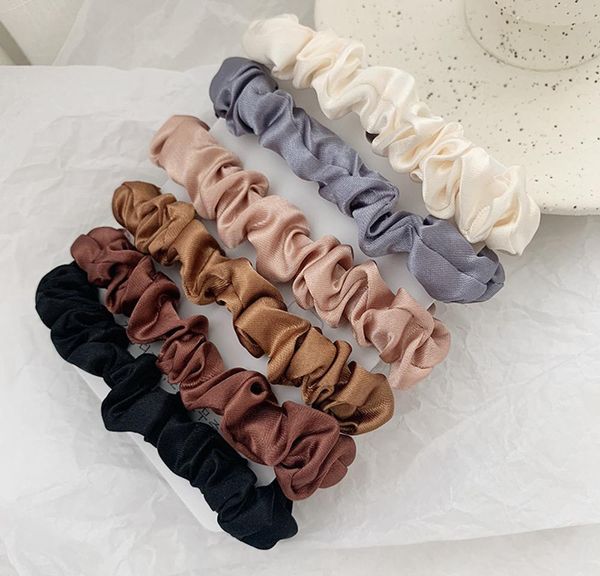 

scrunchie hairbands hair tie women for hair accessories satin scrunchies stretch ponytail holder handmade gift hean bbyrre ladyshome
