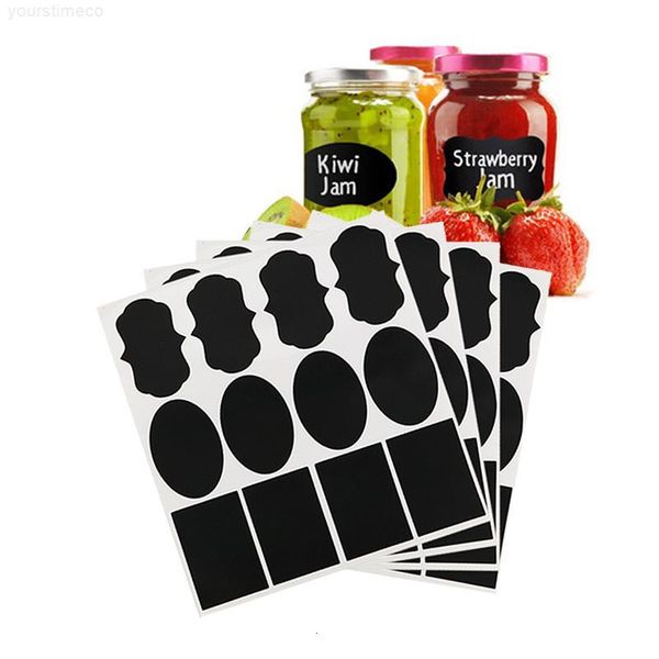 

36pcs/lot new wedding home kitchen jars wholesale- blackboard stickers waterproof chalkboard lables tags can be reused