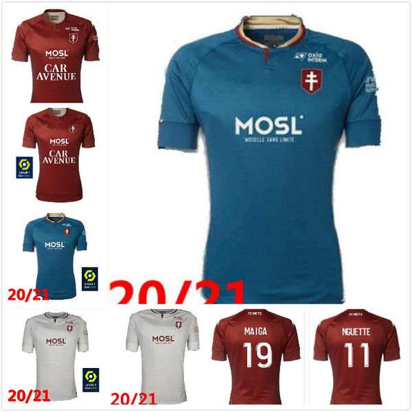 

20 21 fc metz soccer jerseys 2021 bronn fofana niane boulaya centonze diallo vagner maillot de foot football shirt uniforms, Black;yellow