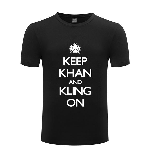 

keep khan and kling on novelty funny mens men t shirt tshirt 2018 new short sleeve casual t shirt tee sport hooded sweatshirt hoodie