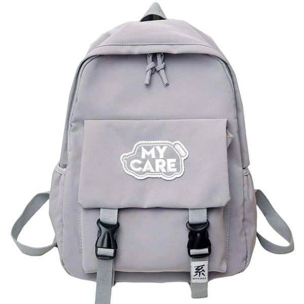 

teenage student school bags girls backpack women bookbags oxford pink fashion design college style high schoolbag casual 2020 bbytyw