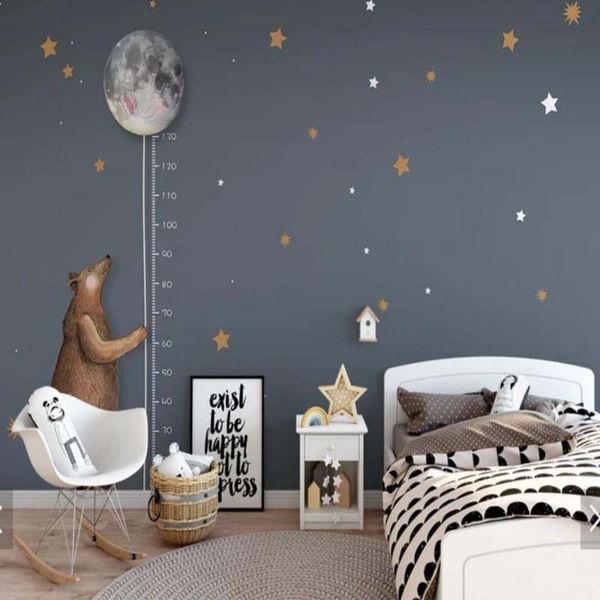 

3d 5d 8d canvas custom kids bedroom wallpaper mural for tv background walls living room home decor wall paper roll carton murals