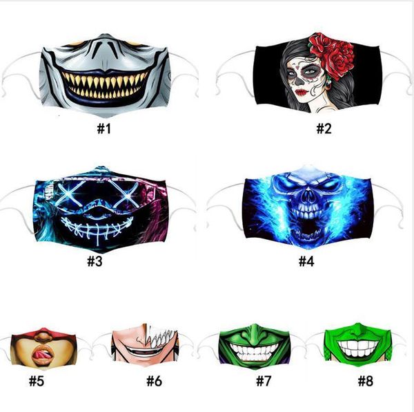 

mask 3d cotton printing reusable face masks out door sport riding fashion designer 1 np60x