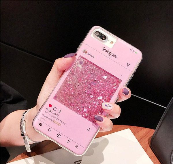 

fashion lovely whale dolphins flow sequins quicksand crystal box phone case for iphone 12 11 pro x x qylieq loveshop01