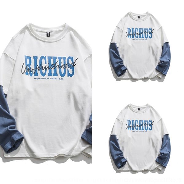 

hx5l4 it is absolutely men's a common sweater thing 2020 sweater mssvi two-piece loose pullover hip hop pullover and women's lette, Black