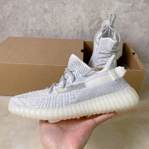 

kanye men women running shoes trainers carbon cinder zebra static black yecheil reflective beluga natural mens outdoor sneakers with box