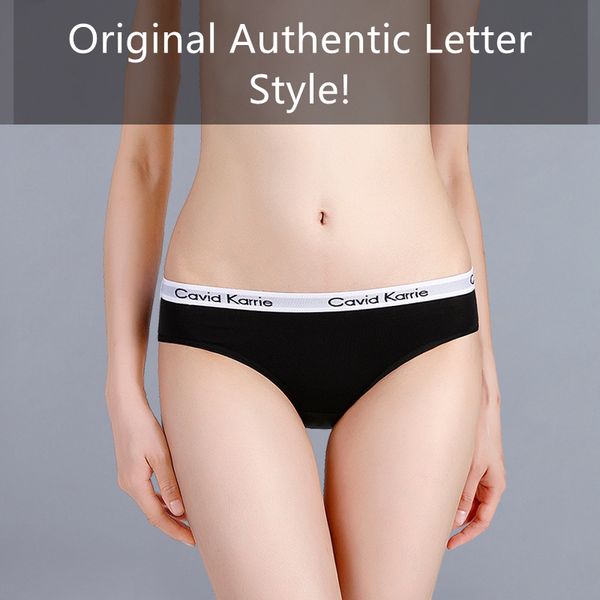 

original letter style classic luxury designer women's underwear panties 2022 woman fashion brand cotton low-rise bikini briefs sports s, Black;pink