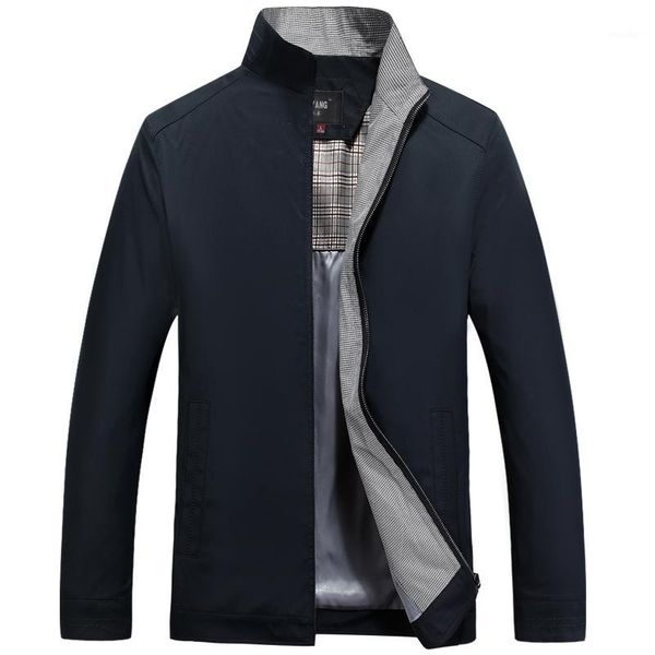 

autumn and winter casual jackets men's fashion windbreaker jacket male slim fit coats plus size m~3xl1, Black;brown