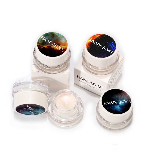 

colorful highlight makeup shimmer eyeshadow glitter cream