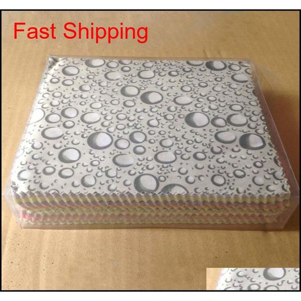 

50pcs/ lot microfiber eyewear lenses cleaning clothes for glasses lens computer camera waterdrop soft comfortab qylcvr queen66