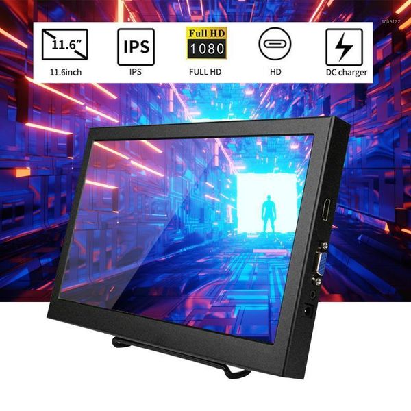

elecrow 11.6-inch hd screen compatible with ps3 ps4 xbox360 1080p led display monitor for raspberry pi 3 b 2b windows1