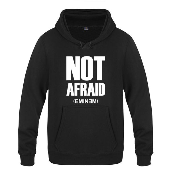 

hip hop eminem not afraid hoodies men 2018 men's pullover fleece hooded sweatshirts sport hooded sweatshirt hoodie