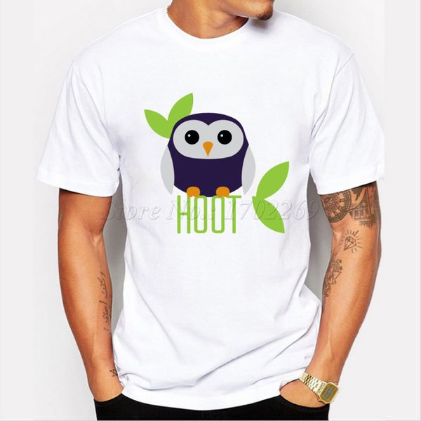 

asian size don't give a hoot fashion design cartoon animal printed short sleeve casual hipster funny cool tee sweatshirt hoodie t shir