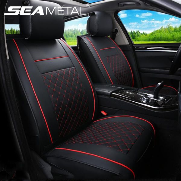 

leather car seat cover set automobiles seat covers cushion protector anti slip car chair pad mats interior auto accessories
