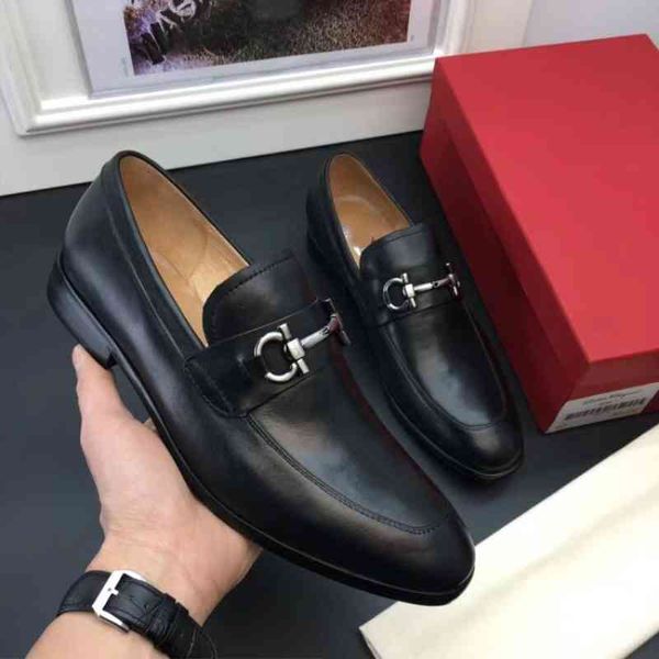 

dress mens shoes lace up genuine leather brogue shoe business black with gold thread meta