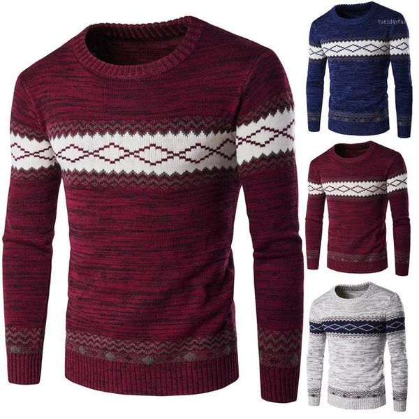 

men's sweaters winter men o-neck long sleeve slim-fit knitted sweater male casual geometric pattern warm pullovers1, White;black