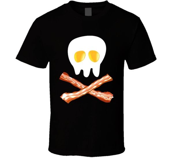 

bacon and eggs crossbones and skull funny pirate t shirt printed t shirt short sleeve funny tee shirts anime sport hooded sweatshirt hoodie