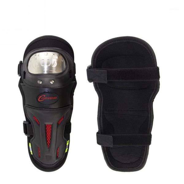 

cyclegear adjustable stainless steel protective elbow protector knee pads breathable anti collision motorcycle reflective1