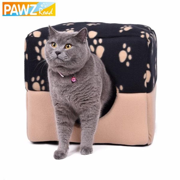 

cat beds & furniture 3 different ways bed pattern pet small dog house summer puppy kennel kittem cushion soft goods for