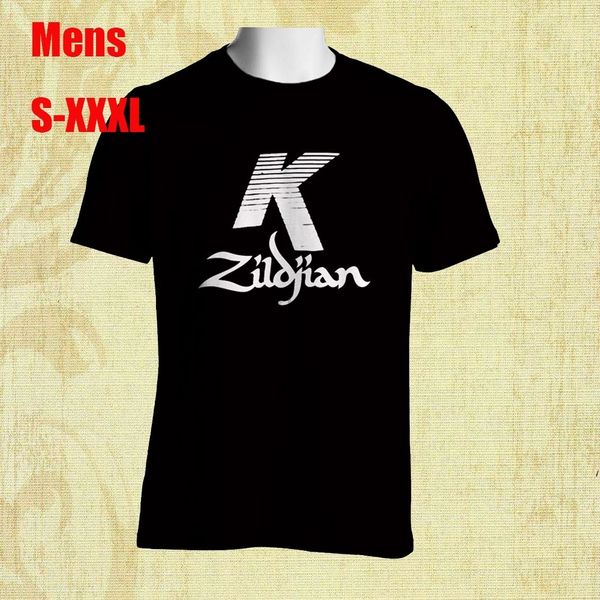 

zildjian k ударные барабаны тарелки logo mens black t shirt печатные короткие рукава смешной graphic tee shirt спорта толстовка с капюшоном